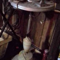 1930's  Ashtray Stand with working electric lighter