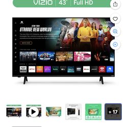Vizio 43 in smart tv brand new still in box