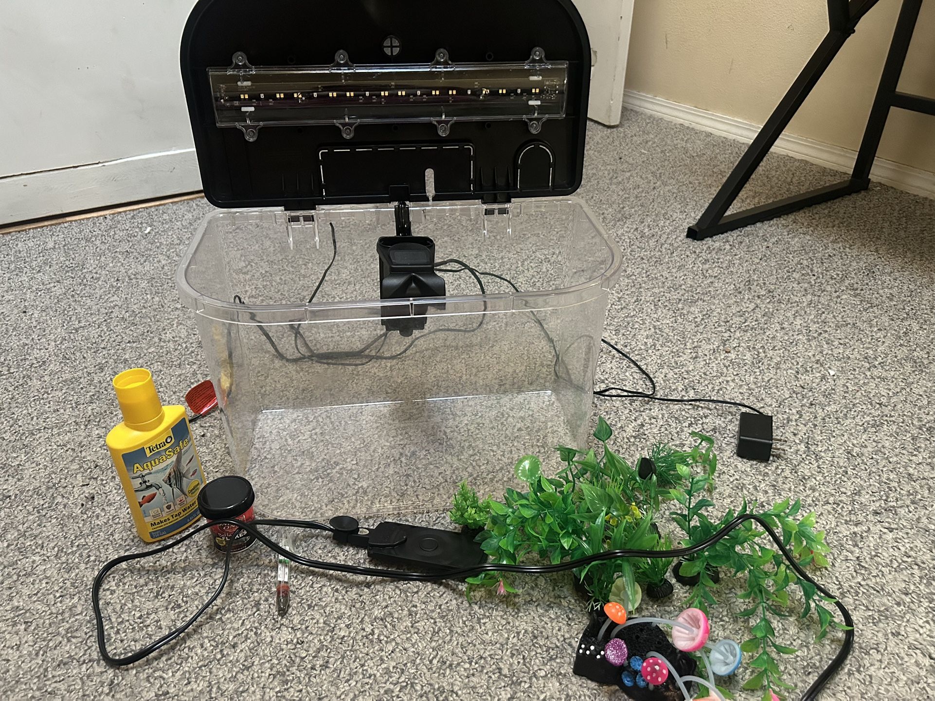 5 Gallon Fish Tank And Betta Food