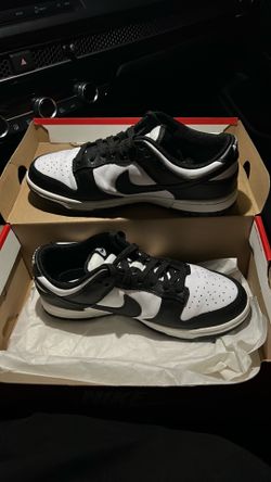 Black and white dunks (pandas) size 8 men