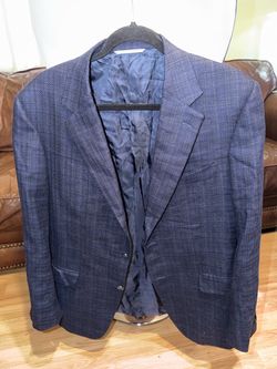 Canali 1934 Italy Men's Silk-Wool Sport Coat / Blazer (Size 46R US / 56 EU)