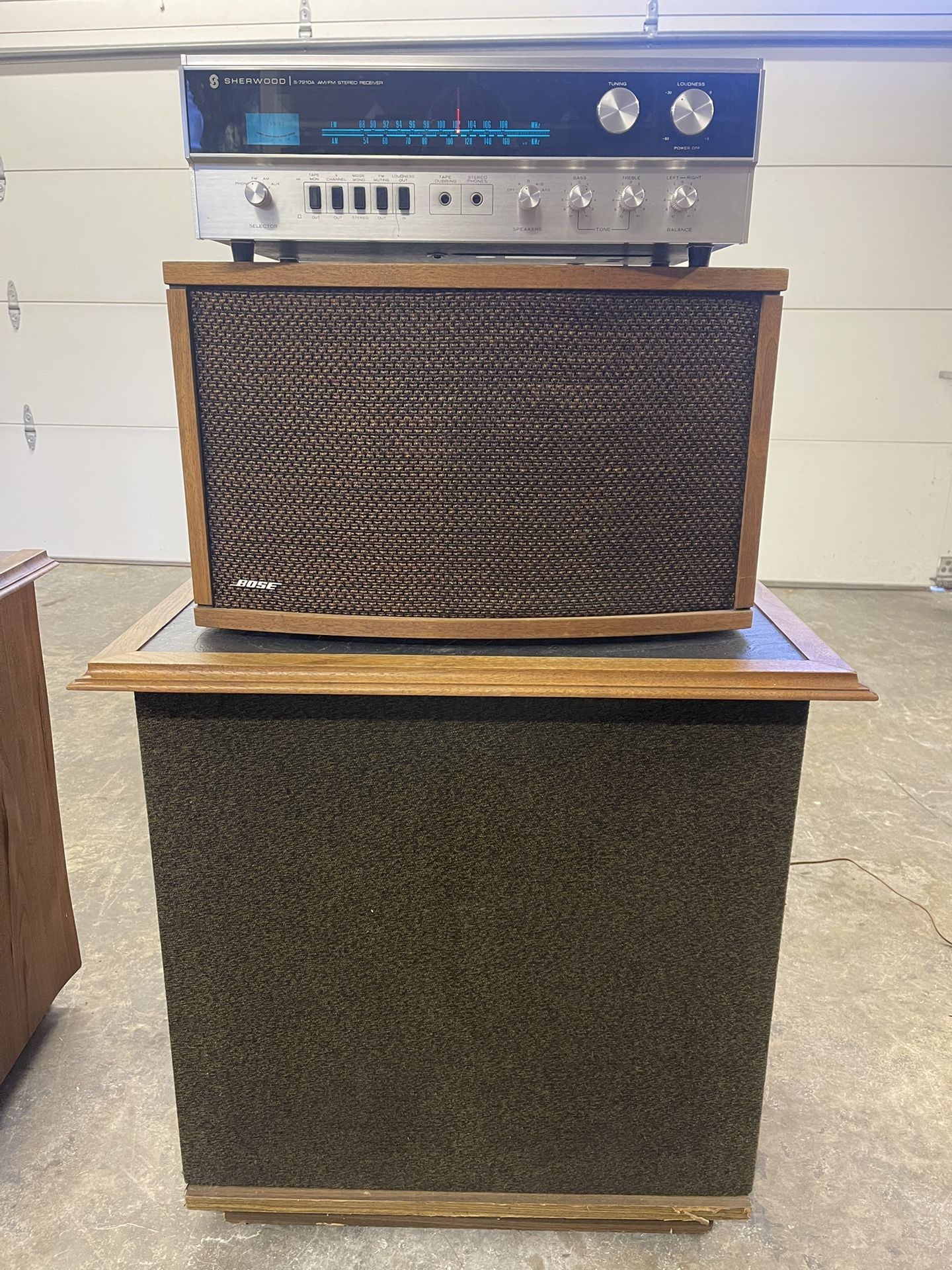 Vintage Bose 901’s And Alec Lansing And Sherwood