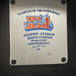 RARE Stadiums Of The Super Bowl Limited Edition 244 Of 250