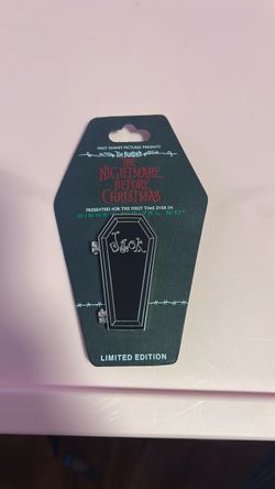 The nightmare before Christmas limited edition, Jack Skellington coffin pin The nightmare before Christmas limited edition, Jack Skellington coffin pi