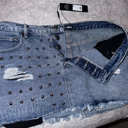 Brand New Jeans Skirt with Tags Intact.