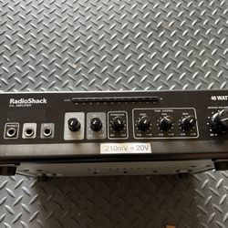RadioShack amplifier 
