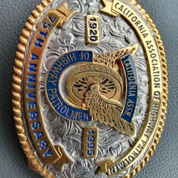 Highway Patrol Belt Buckle Memorabilia 