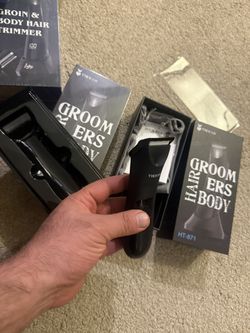 Manscape Trimmer for Men - No Nicks Body Hair Trimmer for Men with Ceramic Blade, Hypoallergenic & Gentle, Travel Mens Ball Shaver, IPX7 Waterproof Gr