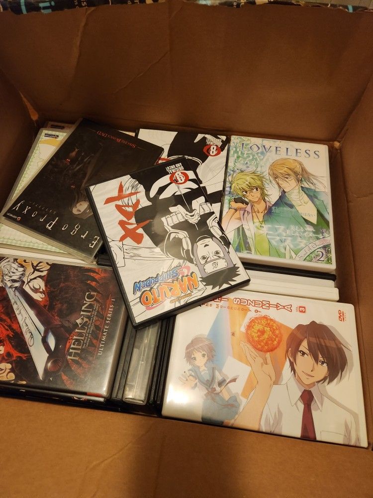 Two Boxes Of Anime