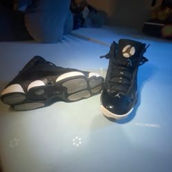 Air Jordan 6 Rings Black Metallic Gold White 322992-007 Mens 9