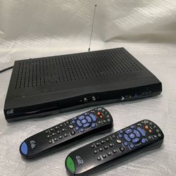 Vintage Dish Network 322 Dual Tuner Satellite Receiver w/ 2 Remotes Tested