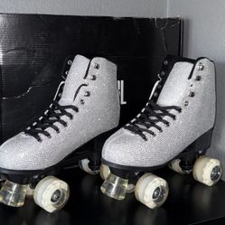 Rhinestone Roller Skates 9W/ 7M