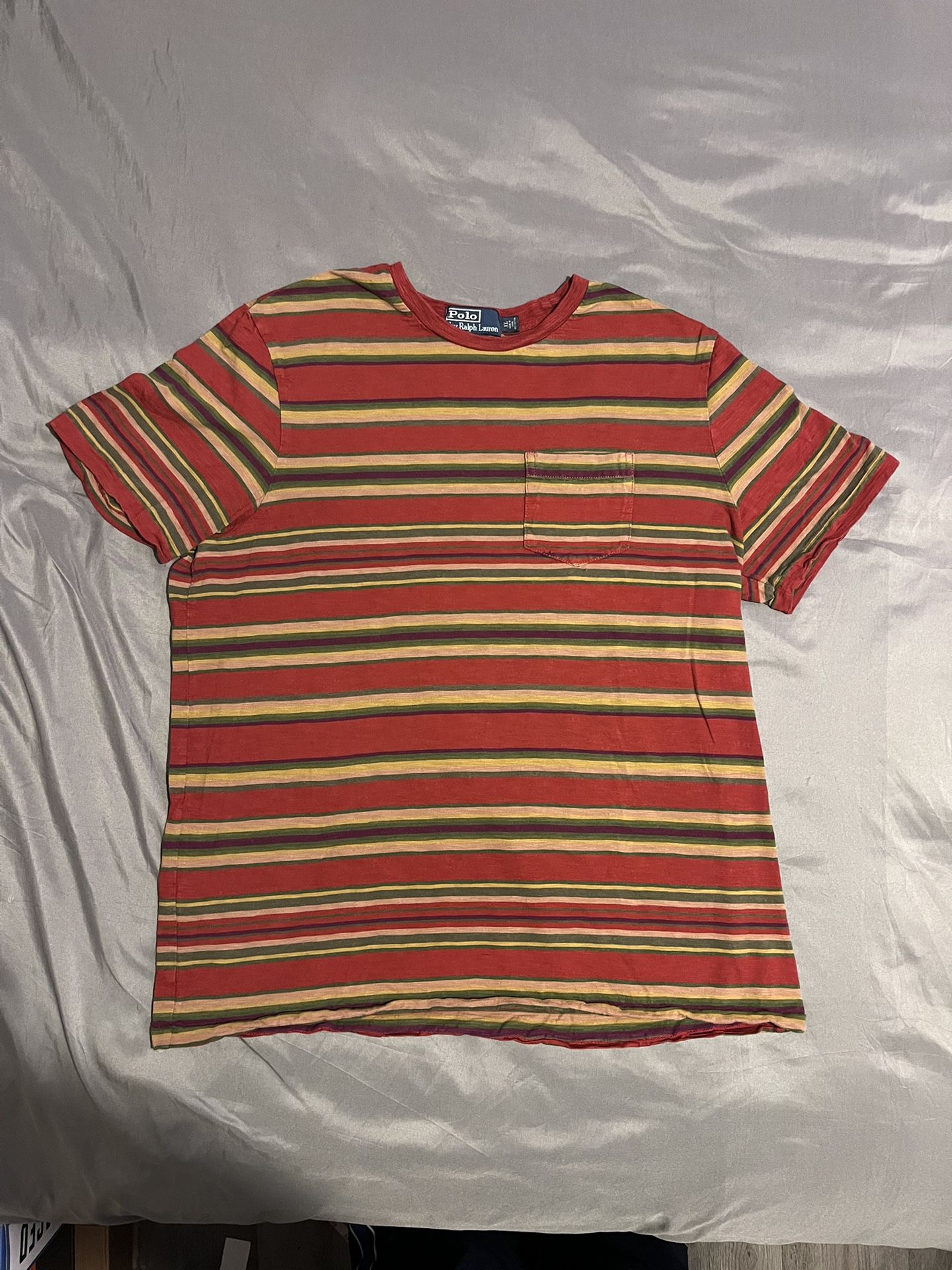 Vintage 1980s Ralph Lauren Polo Striped T-Shirt