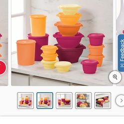 Tupperware Heritage Collection 32-piece Food Storage Container Set