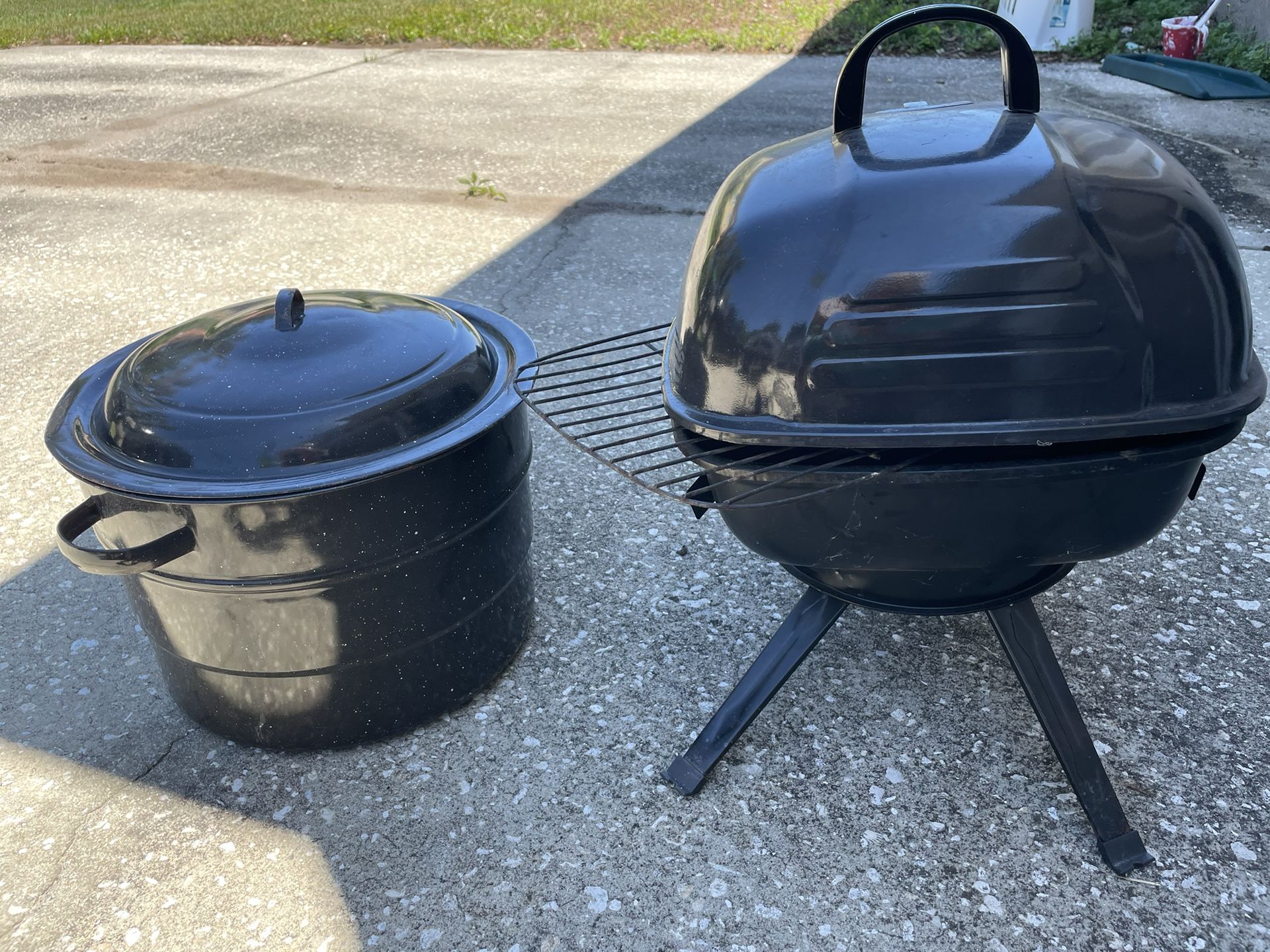 Grill And Large Pot