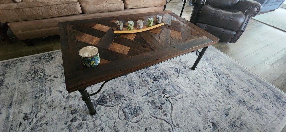 Rustic Coffee Table and End Table for sale
