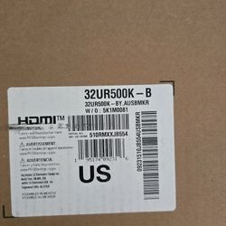 LG 32" UHD 4K HDMI monitor new, never open.