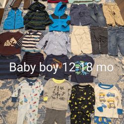 Baby Boy 12-18 Month Fall/Winter Lot 