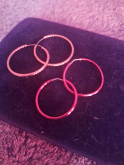 Hoop earrings