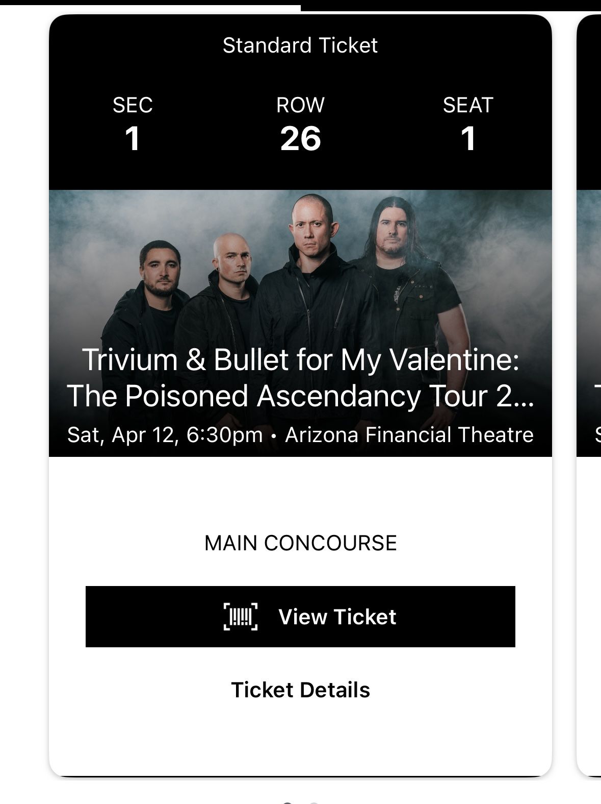 Sold Out! Bullet For My Valentine Tickets