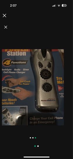 New Emergency Power Station Flashlight and new two vase all are together only
