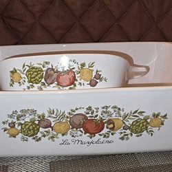 Corningware La Marjolaine, Spice Of Life Small Baking Dush