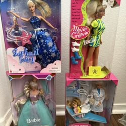 Collector Lot of 4 Barbie Dolls 