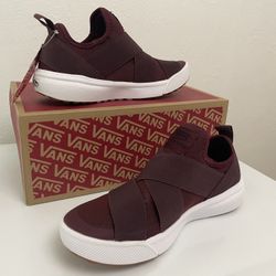 Vans Sneakers Women Color Burgundy Size 7