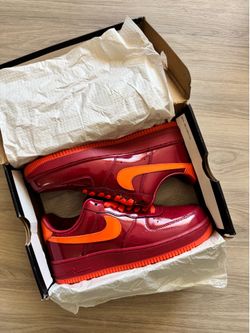 Size 10.5 men Nike Air Force 1 Low “Red”