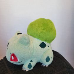 Banpresto Bulbasaur Plush Keychain Backpack Charm 5" x 3"