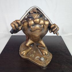 Vintage Warner Bros. Looney Tunes Tasmanian Devil Taz Golf 1998 Austin Sculpture