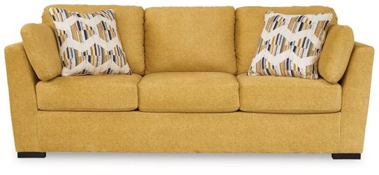 💥New YELLOW QUEEN Sofa Bed Pull Out Sleeper Living Room $10 DOWN