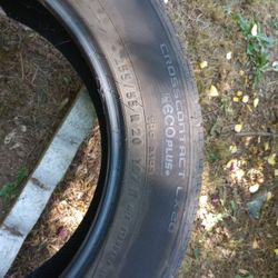 Continental 255 50 20 In Over Half Tread Lift