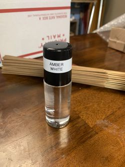 Amber white body oil fragrances