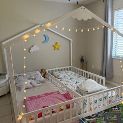 Twin Size Montessori House Bed