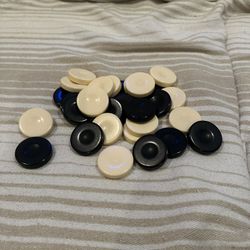 30 Backgammon/Checkers Pieces