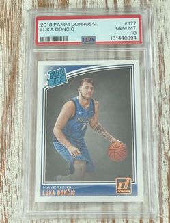 Luka doncic psa 10 rookie Donruss Rated Rookie