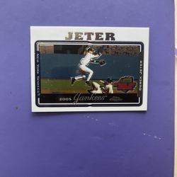 Derek Jeter Topps Chrone 2005 Yankees 