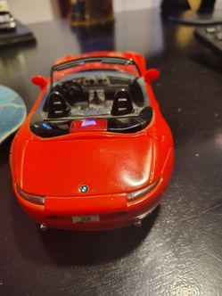 BMW Convertible Die-Cast Model Car Red