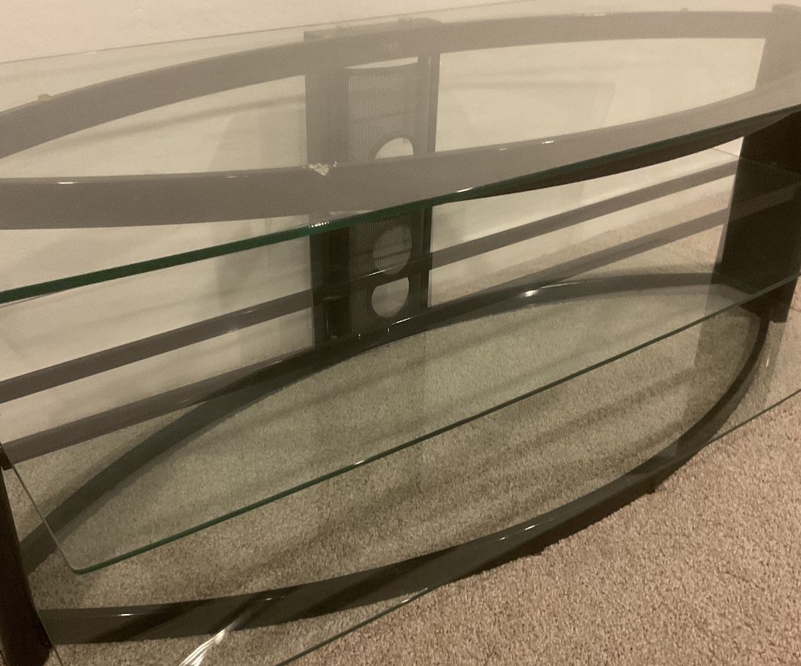 Glass TV Stand 