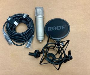 Rode NT1 5TH Generation studio Hybrid Cardioid Condenser microphone Mic SM6 Shockmount Music Sound Audio Live Stream Content Create Vocal Speech Acous