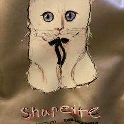 Karl Lagerfeld Tote Shiny Silver