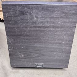 Acoustic Audio PSW8 Home Theater Powered 8" Subwoofer Black Down Firing Sub