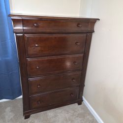 FOR SALE: Beautiful Dark Walnut Convertible Bedroom Suite