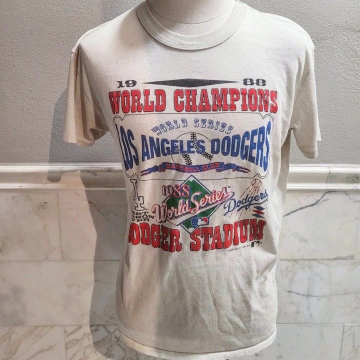 Vintage Dodgers 1988 World Series World Championship T-Shirt By Garan for  Sale in Los Angeles, CA - OfferUp