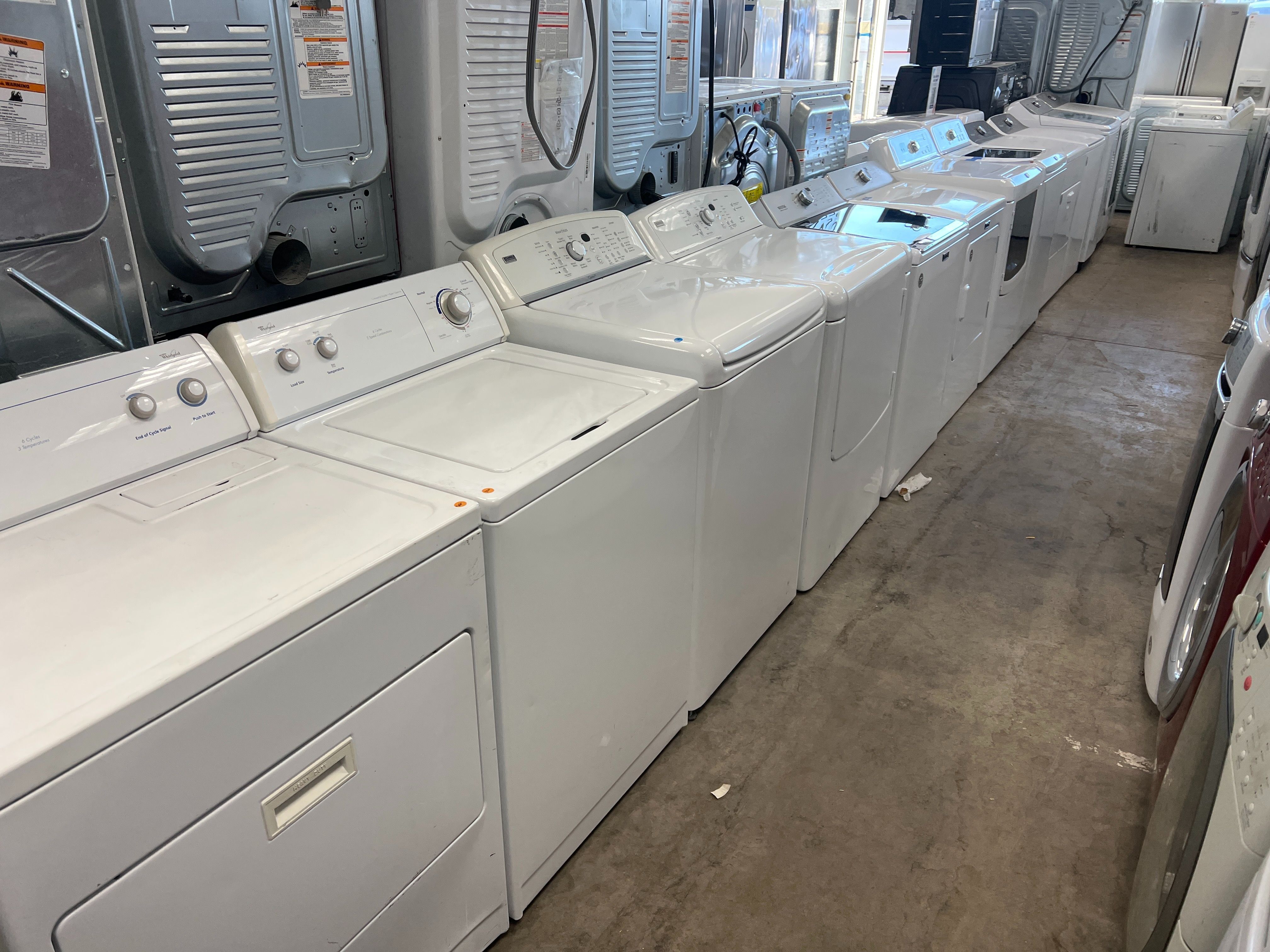2 LOCATIONS -USED WASHER AND DRYER SET FOR SALE -FREE DELIVERY -120 DAY WARRANTY