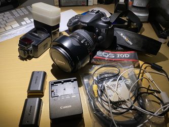 Canon d 70 professional. todo incluido