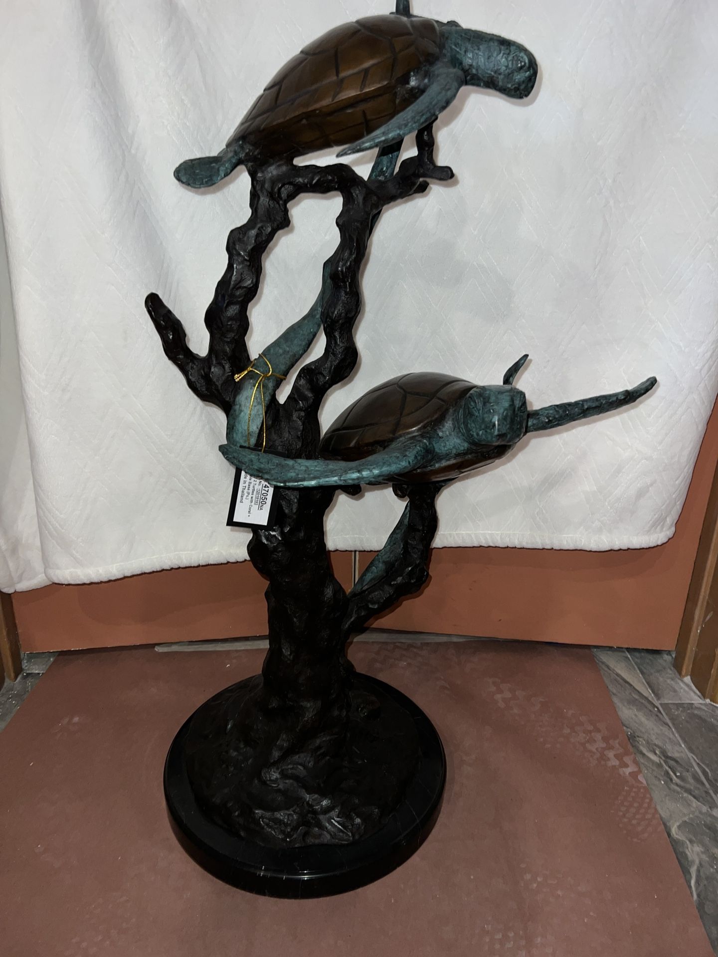 Bronze Two Turtle Statue