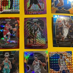 9 Real Basketball Cards 