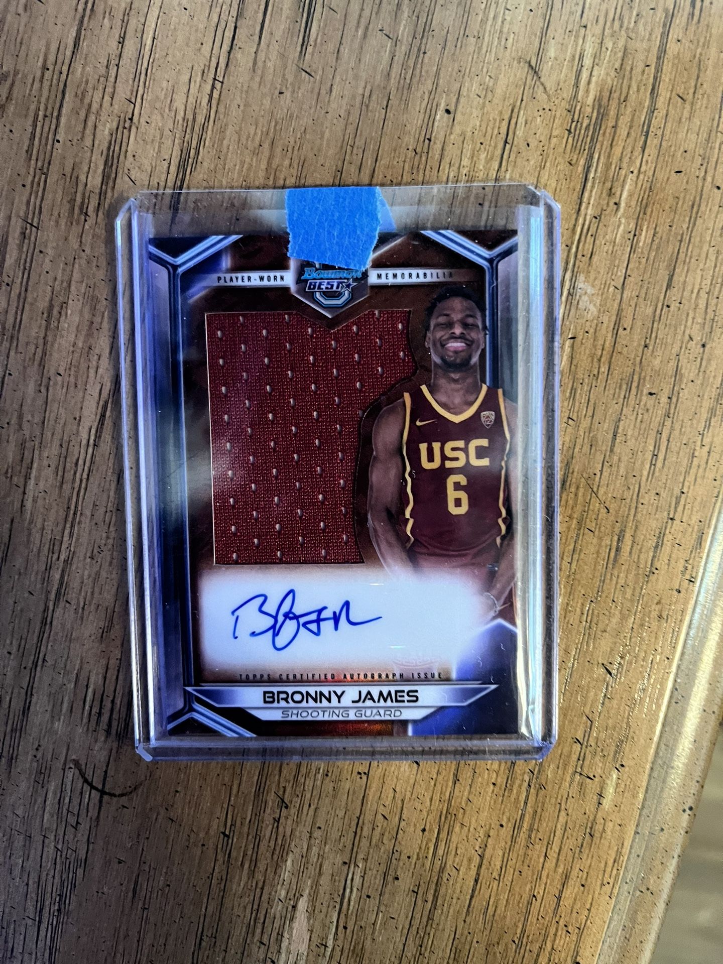 Bowman 2023-2024 Bronny James Patch Auto